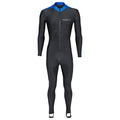 NeoSport Unisex Full Body Sport Skin-Black/Blue-Medium