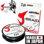 J-Braidx8, Filler Spool, Multi-Color, Mono Dia.= 30Lb