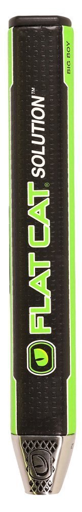 2017 Lamkin Putter Grip Flat Cat Solution Black/Lime Svelte New