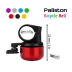 Paliston Bike Bell Bicycle Bell Crisp Sound For Adults Kids Boys Girls Blue  Red