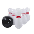 Hey! Play! Kids Giant Bowling Game Set - Inflatable Jumbo Bowling Pins And Ball For Outdoor And Indoor Use, For Children And Adu
