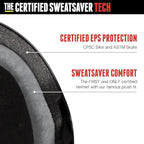 Triple Eight The Certified Sweatsaver Helmet For Skateboarding, Bmx, Roller Derby And Roller Skating, Silver Glitter, L/Xl