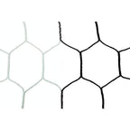 Hexagonal Soccer Net - 8'H X 24'W X 3'D X 8.5'B
