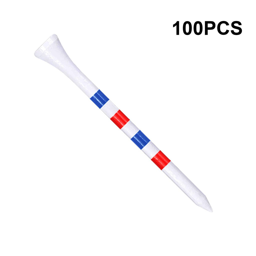 Zivisk Bamboo Golf Tees, 3 1/4 Inch Long Tees Golf 100 Count, Strong Sustainable Biodegradable