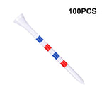 Zivisk Bamboo Golf Tees, 3 1/4 Inch Long Tees Golf 100 Count, Strong Sustainable Biodegradable