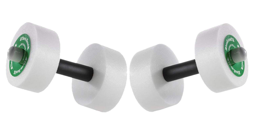 Theraband Water Weights, Aquatic Dumbbells For Pool Fitness, 2 Foam Weights With Padded Grip For Water Aerobics, Therapy, Workou