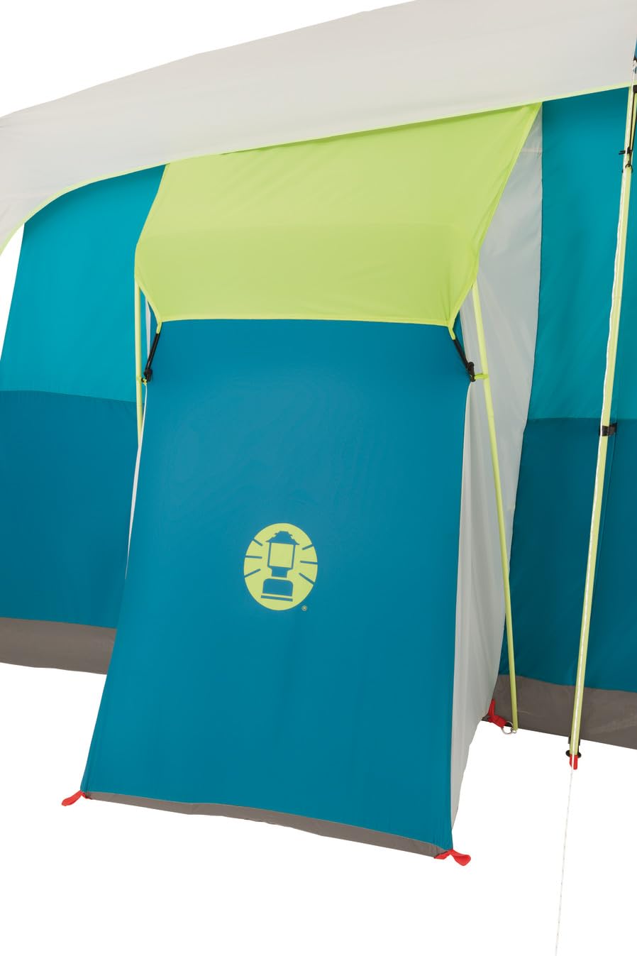 Coleman 8-Person Tenaya Lake Fast Pitch Cabin Camping Tent With Closet, Light Blue