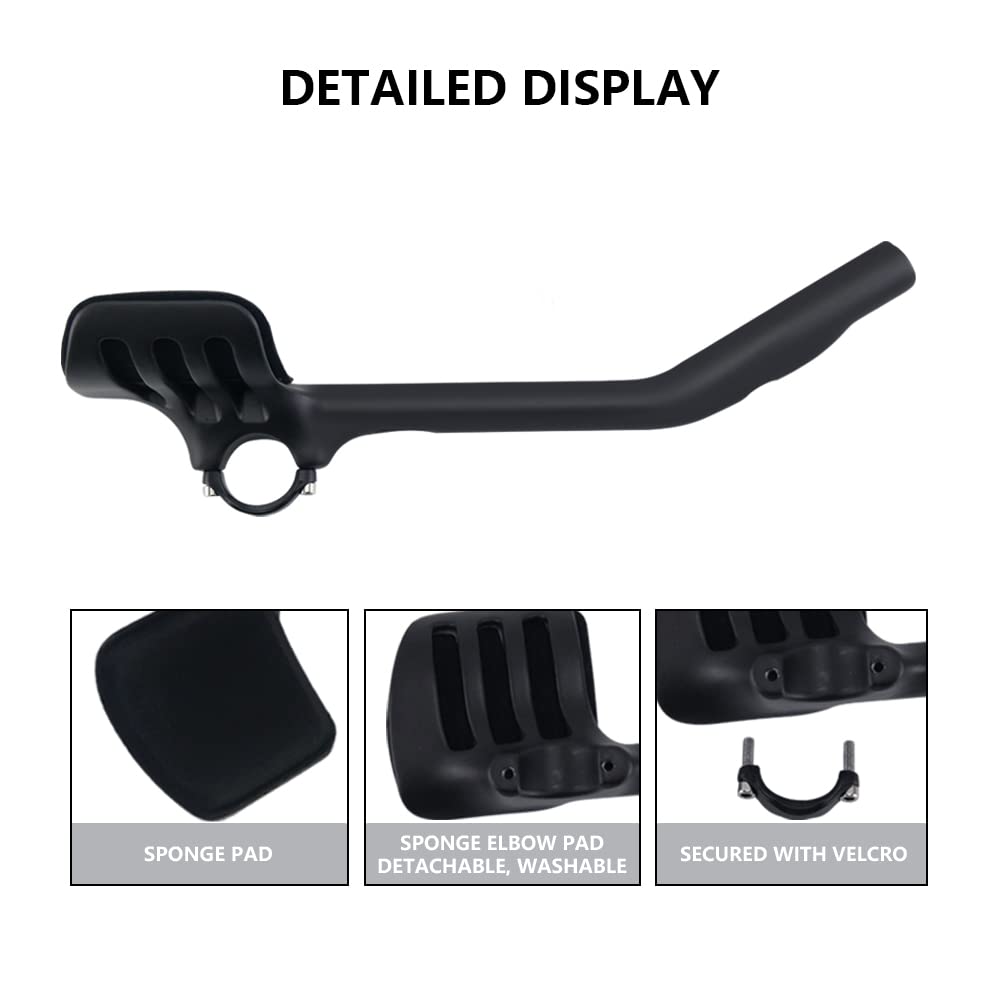 Rxl Sl Carbon Fiber Triathlon Bicycle Extender 31.8Mm Triathlon Tt Arm Rest Handlebar 30 Degree Aerobars 360Mm Ud Matte Carbon A