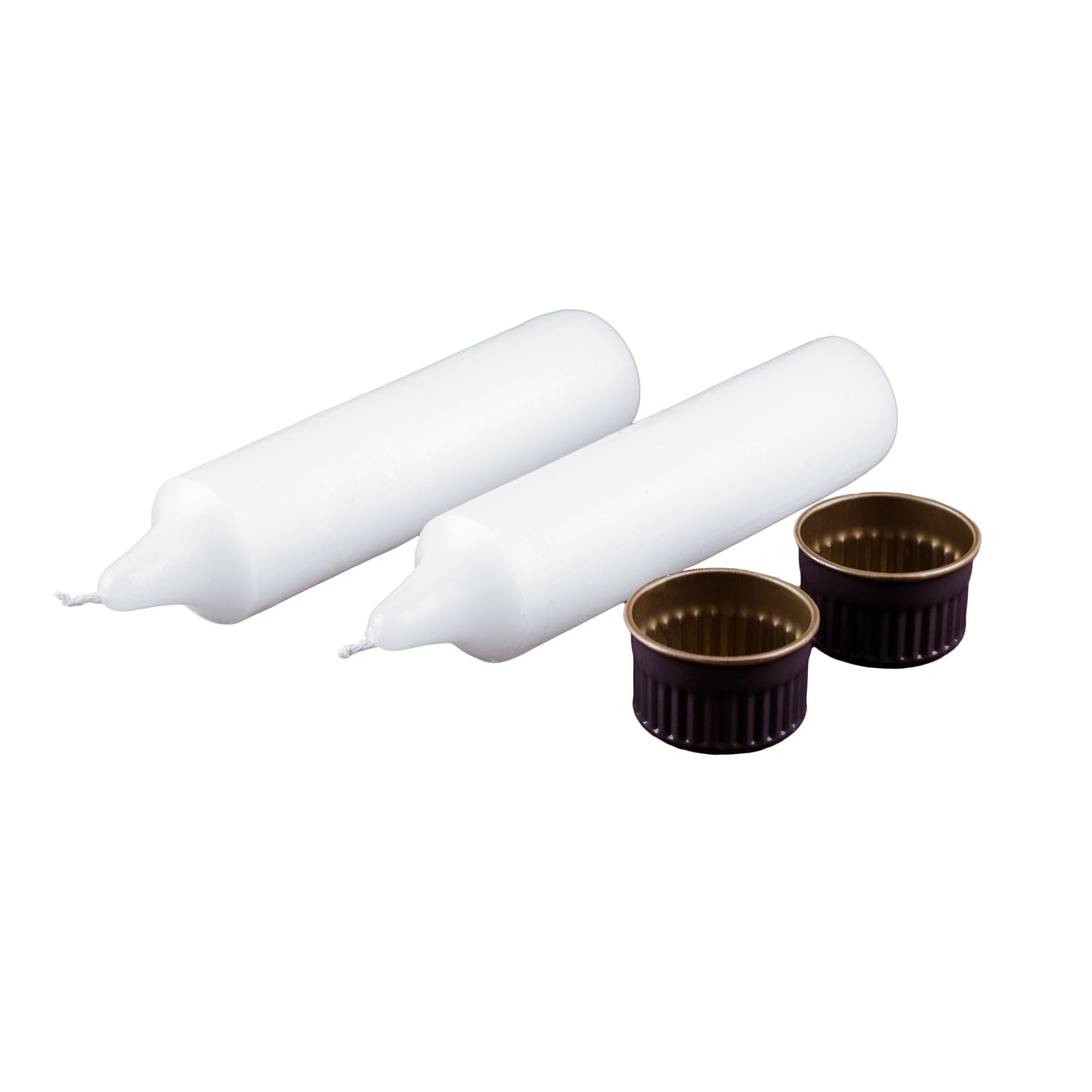 Coghlans Emergency Candles 2-Pack - Long-Lasting Unscented Candles for Power Outages, Survival Kits, and Emergency Preparedness