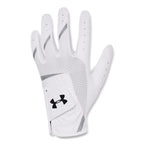 Under Armour Boys Ua Youth Isochill Golf Gloves , White (100)/Steel , Left Hand Youth Medium
