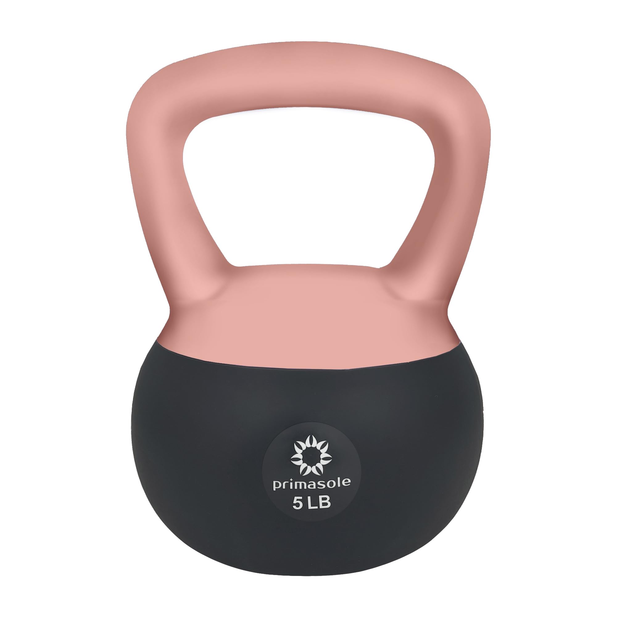 Primasole Soft Kettlebell 5lbs Shook Resistance base. Anti Slip hand Kettlebell weights for Women and Men -Home workout Kettlebe