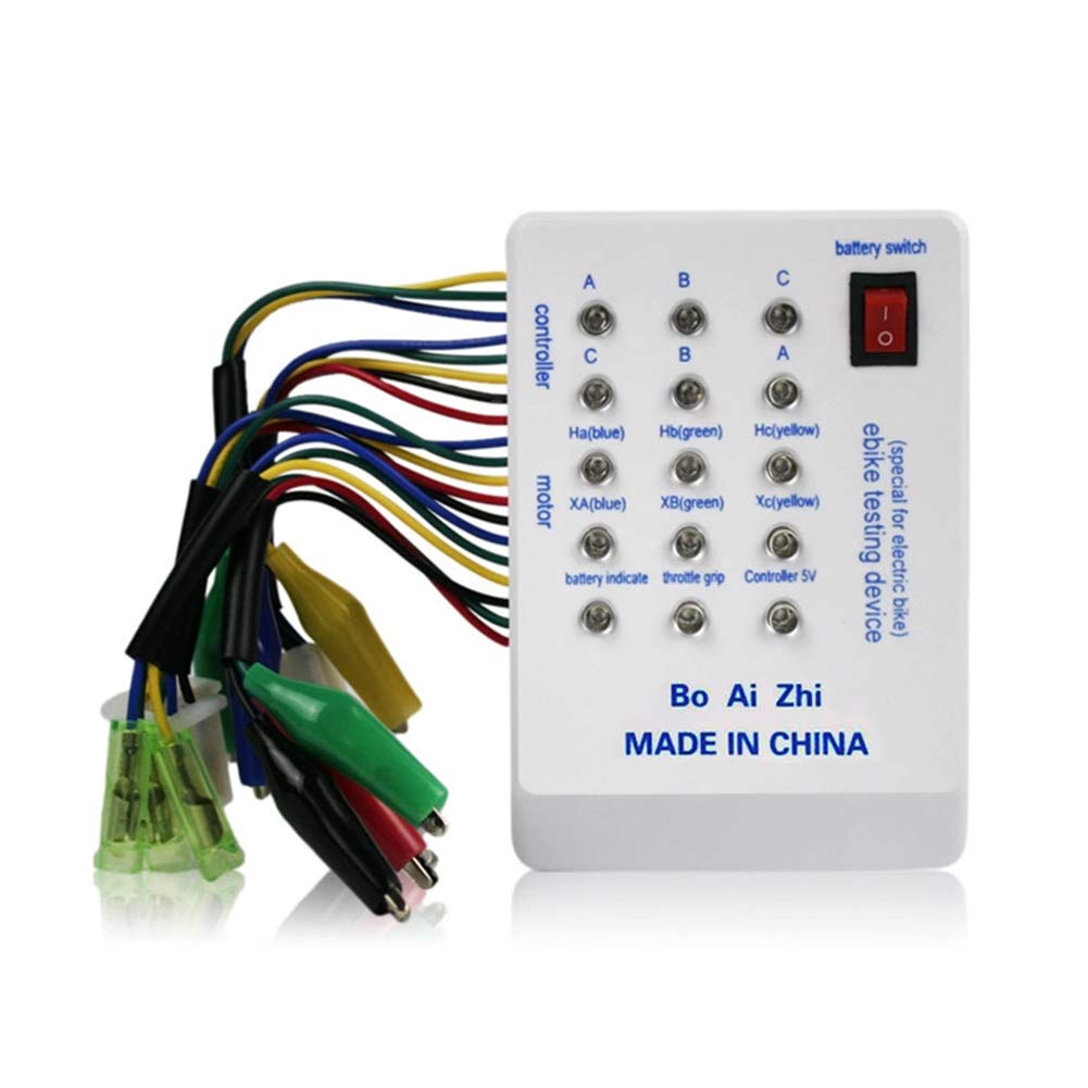 Zhangli E-Bike Tester 24V/36V/48V/60V/72V Brushless Motortester With Indicator, Portable Riding Quick Battery Powered Spared Dev