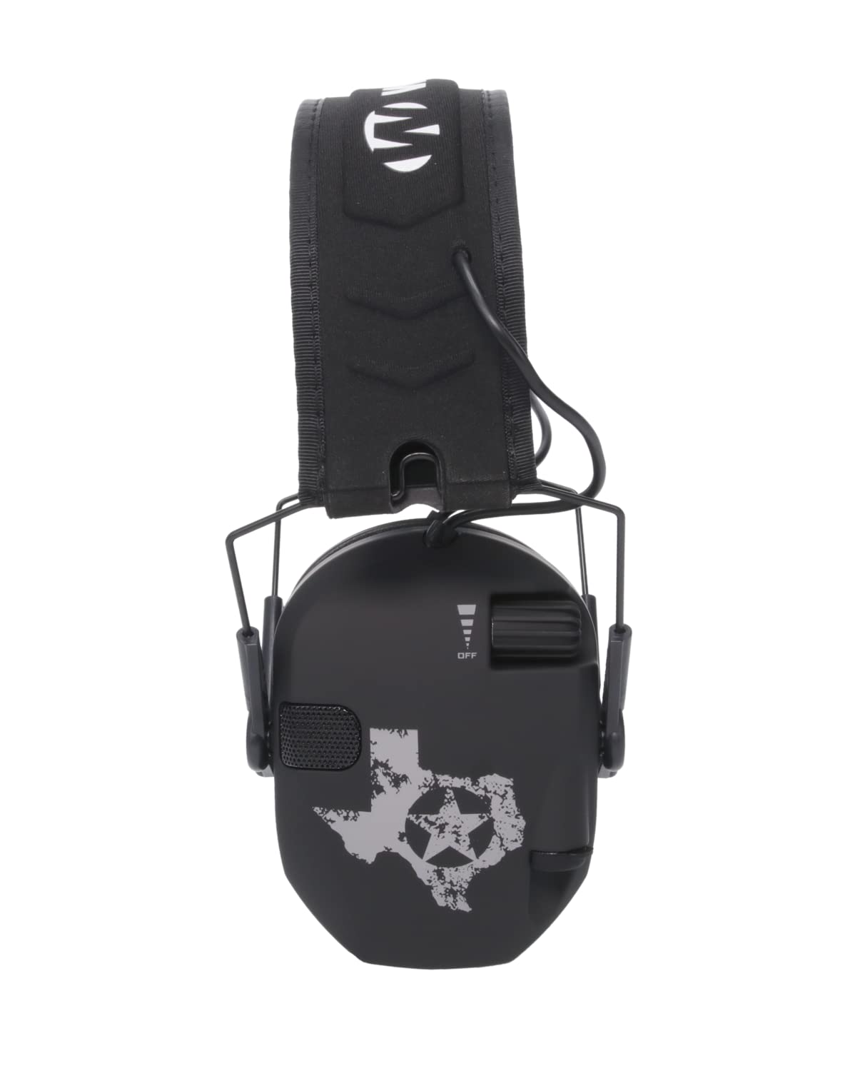 Walkers Razor Electronic Earmuffs -TEXAS EDITION, Black-texas (GWP-RSEM-TX)