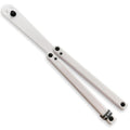 Larqety Foldable Plastic Tool, Sturdy And Lightweight, Excellent Balance, Practice Tool For Beginners (White)