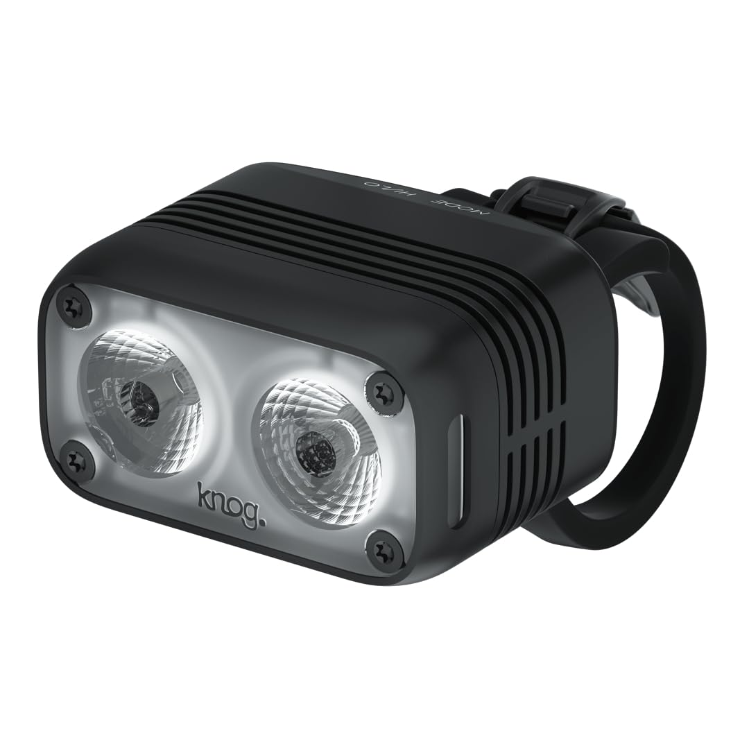 Knog Blinder Road 600 USB Rechargeable Bicycle Light - Powerful 400 Lumen Bike Headlight with Dual Spot & Flood LEDs, Waterproof