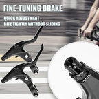 Timoo Bike Brake Levers Aluminum Alloy Bicycle Brake Handle For Mountain Bike, Road Bike, Folding Bike, Mtb, 2.2Cm Diameter, Bla