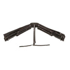 Kamp-Rite Standard Kwik Cot Quick Setup 1 Person Sleeping Bed With Side Storage Pockets, Storage Hammock And 600D Carry Bag, Bla