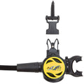 XS Scuba Alt Air Octopus - Black, Black Rubber