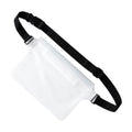 Merishopp Waterproof Fanny Pack Portable Waist Bag For Kayaking Outdoor Sports Boating White