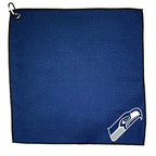 Team Golf Nfl Seattle Seahawks Microfiber Golf Towel, 15 X 15, One Size, 32883