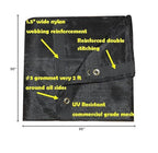 Mp - Mighty Products 70% Shade Mesh/Net/Cloth/Tarp, Black, 8 X 8