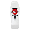 Hosoi Skateboards Double Kick Hammerhead Skateboard Deck, White, 10.5 x 31-Inch