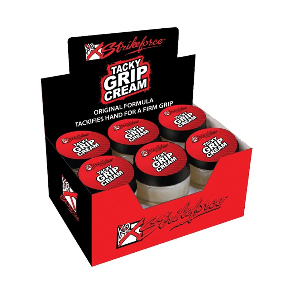 Kr Strikeforce Tacky Grip Cream - Dozen, White
