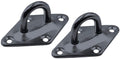 Branded Boards Heavy Duty M6 Ceiling Hook Diamond Pad Eye Plate, 304 Stainless Steel and Black Zinc Galvanized Steel Corrosion R