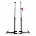 Protoner Badminton Net Pole Set, Metal Construction, For Indoor Outdoor Play