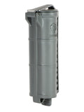 Thyrm Cellvault Xl Battery Storage (Urban Grey) Case For Aa, Aaa, Cr123, 18650 Batteries, Survival Gear, Made In Usa