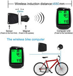 Bicycle Speedometer Waterproof Wireless Cycle Bike Computer Bicycle Odometer With Lcd Display  Multi-Functions