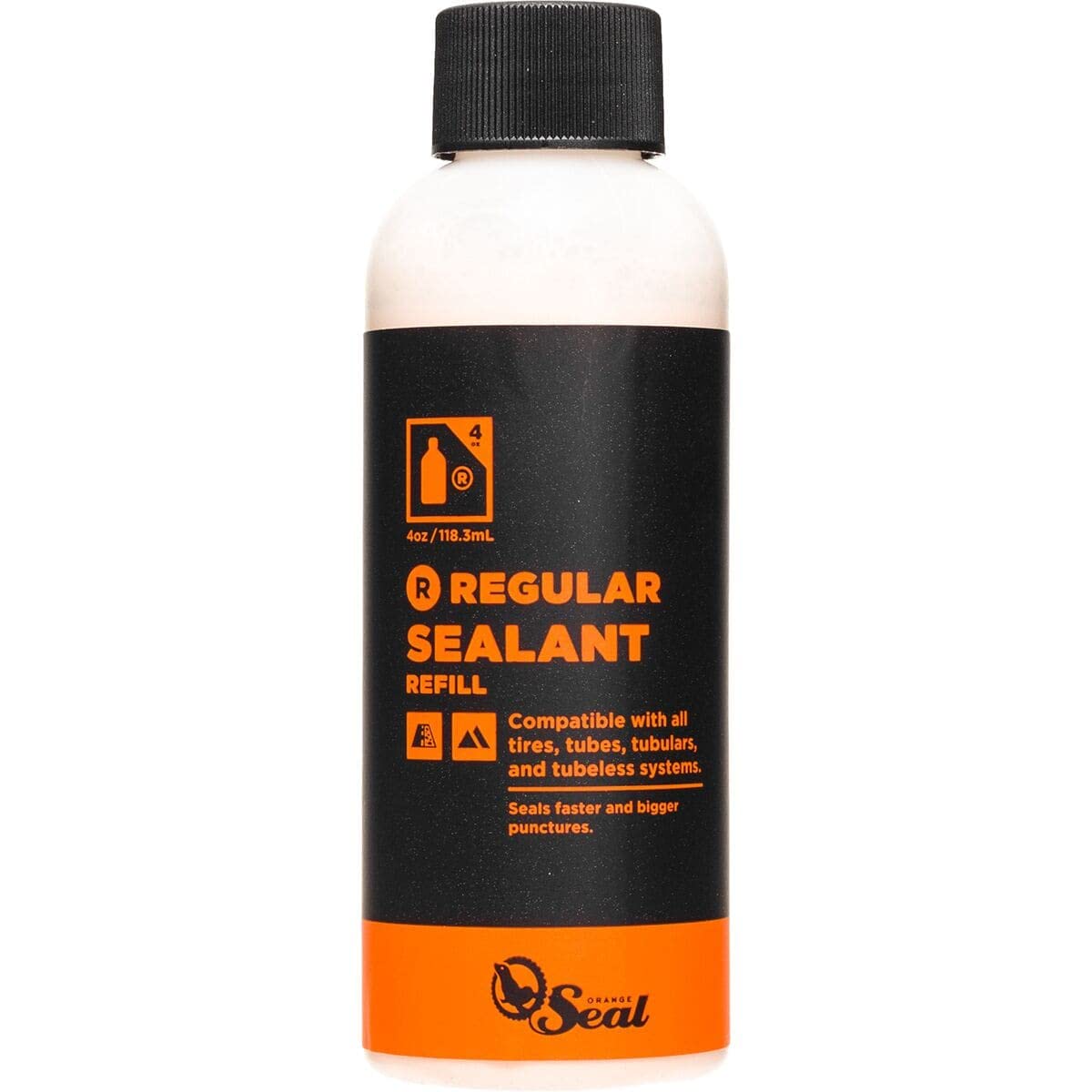 Orange Seal - Regular Formula Tubeless Bike Tire Sealant | Fast Sealing, Up To 1/4'' Puncture | For Mtb, Road, Cx And Gravel Bic