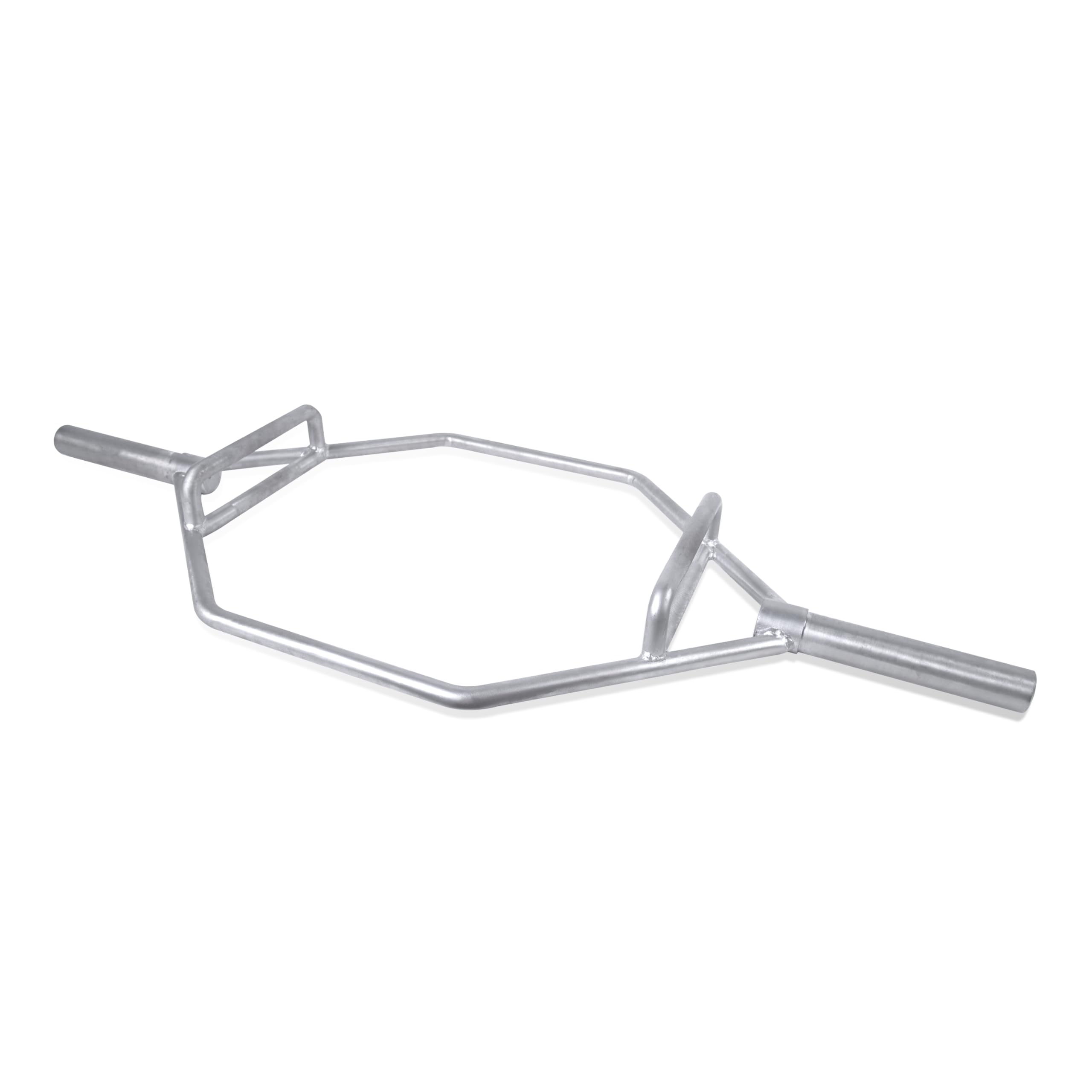 CAP Barbell Olympic Hex Trap Bar with Combo Grips, Shrug Deadlift Bar - Chrome