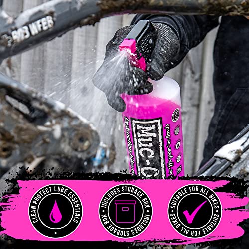 Muc Off Ultimate Bicycle Cleaning Kit - Must-Have Kit To Clean, Protect And Lube Your Bike - Includes Bike Cleaner, Bike Protect