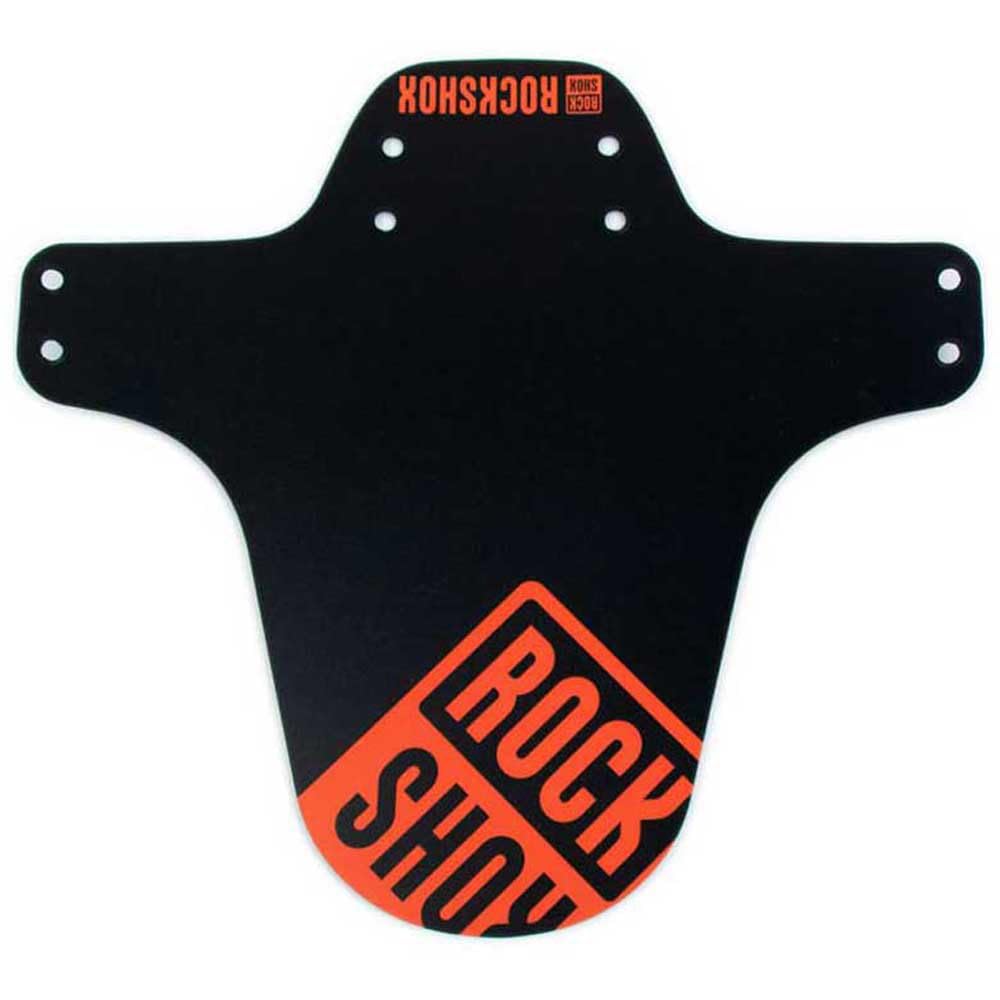 Rockshox Mtb Fender, Short Zip Tie, Black W/Fire Red