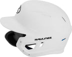 Rawlings Mach 1-Tone Right Batting Helmet W/ Adjustable Face Guard Left Handed Adjustable, Jr, White