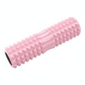 CLOVRIX Solid Core Knobby Roller Textured Pink Cylindrical Exercise Gear Muscle Release, | Rollers Fitness Equipment & Running Y