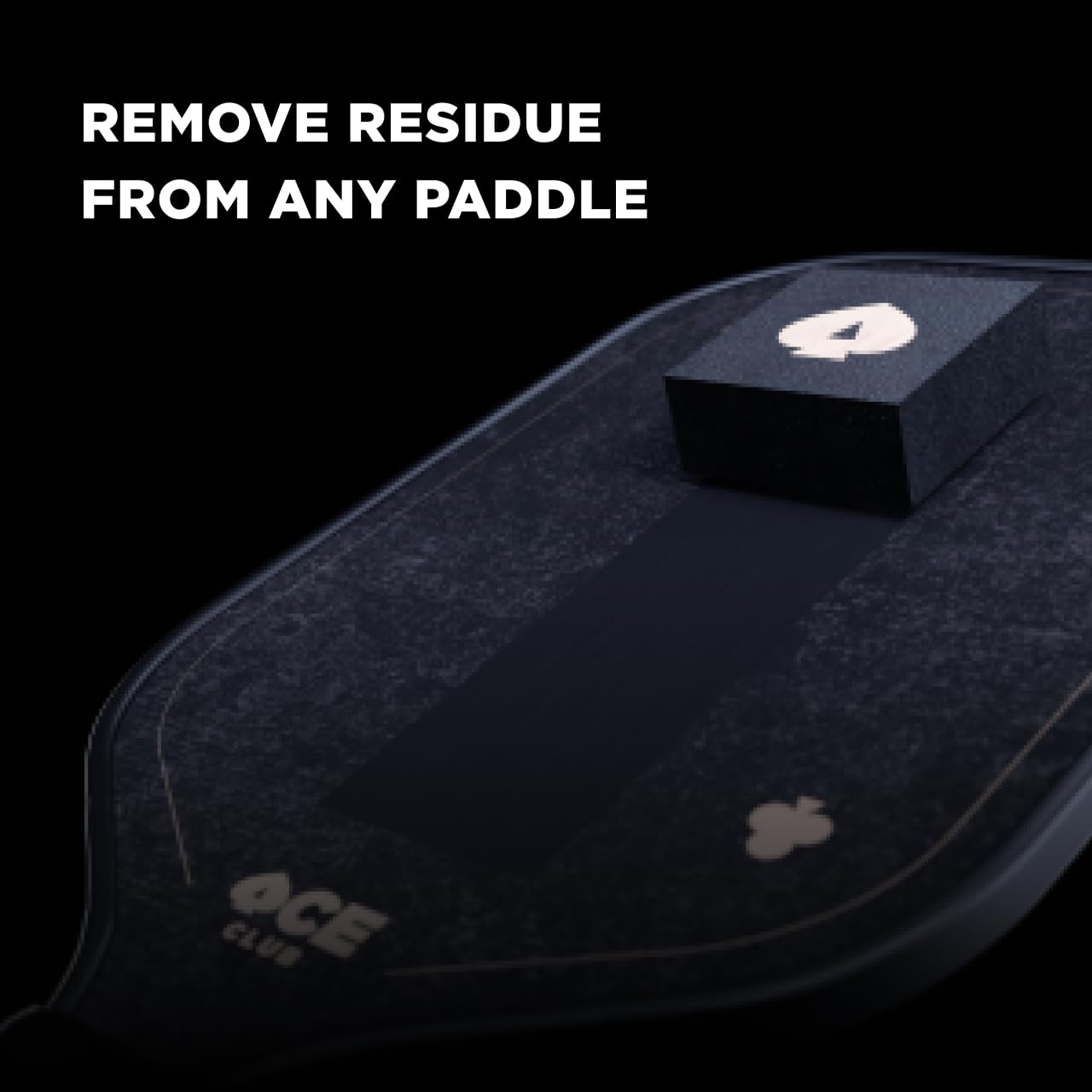 Ace Pickleball Paddle Cleaner For Carbon Fiber Paddles And Rackets Easily Removes Ball Residue, Dirt, And Minor Scrapes And Scra