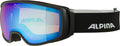Alpina DOUBLE JACK Q LITE Ski Snowboard Goggles, Unisex, High Compler Lens, Anti-Fog