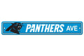 Fremont Die NFL Carolina Panthers Team Sign, 4 x 24, Street Sign