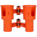 Robocup, Orange, Updated Version, Best Cup Holder For Drinks, Fishing Rod/Pole, Boat, Beach Chair/Golf Cart/Wheelchair/Walker