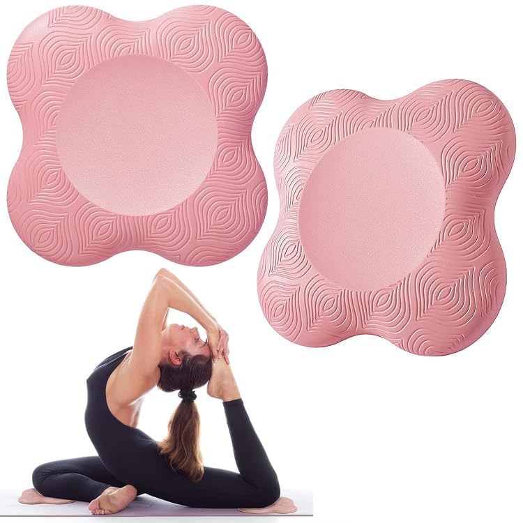 BESTOTTAM 2 pcs Yoga Knee pad Cushion Support for Yoga Meditation Pilates Exercise & Workout for Women Men,Kneeling Support for