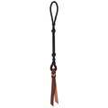 Weaver Leather Quirt with Wrist Loop, Black, 29-inch