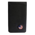 Pinmei Golf Leather Scorecard Holder Cover Yardage Book Cover With American Flag Golf Ball Marker And A Free Pencil 4.33 ? 7.48