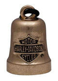 Harley-Davidson Bar & Shield Logo Motorcycle Ride Bell, Gold Tone HRB066