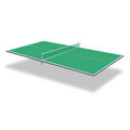 IUNNDS Table Tennis Table Topper, 6/7/8/8.5/9FT Foldable Ping Pong Conversion Top with Net Set for Billiard & Pool Tables (Green