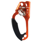 Newdoar Left Hand Ascender Rock Climbing Tree Arborist Rappelling Gear Equipment Ce Certified Rope Clamp For 8~13Mm Rope(Left Or