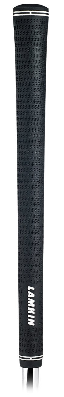 Lamkin Crossline Black Golf Grips, Midsize(+1/16'')