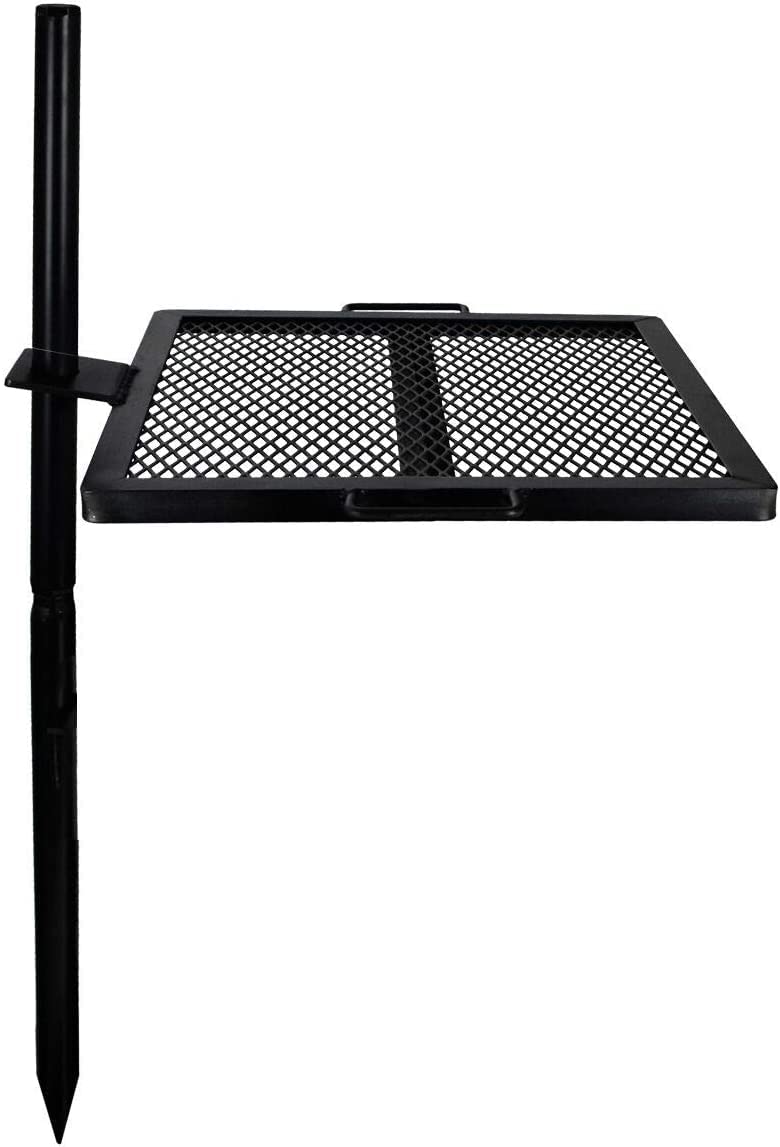 Gamemaker Open Fire Cooking Grill - Portable Campfire Grill For Open Flame Cooking, Firepits, Outdoor Fire Rings & Camping - Hea