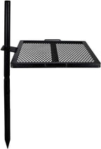 Gamemaker Open Fire Cooking Grill - Portable Campfire Grill For Open Flame Cooking, Firepits, Outdoor Fire Rings & Camping - Hea